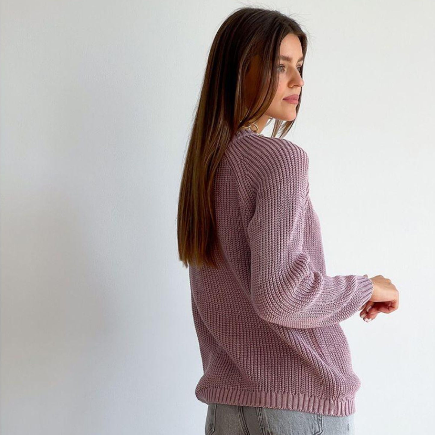 Pink Knitted Sweater