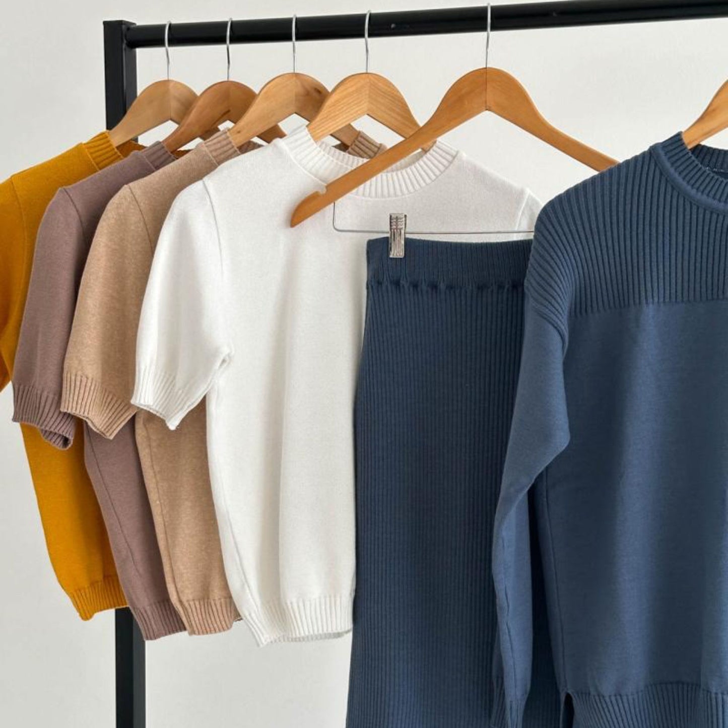 Handmade White Knitted T-Shirt