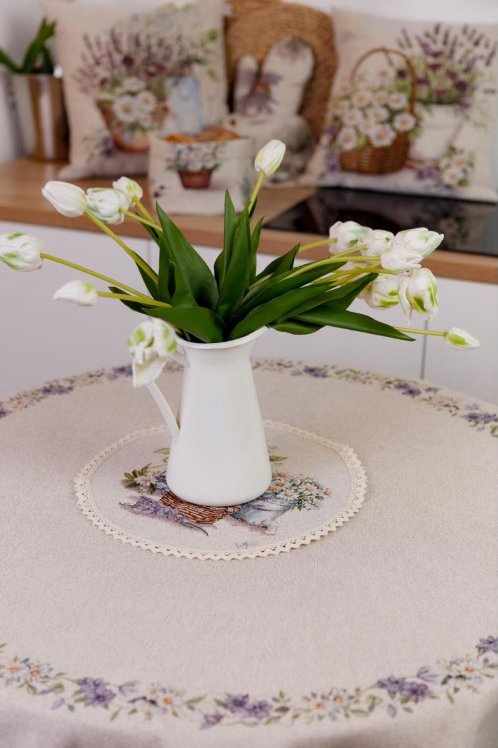 Round Tapestry Table Napkin – Provence