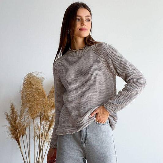 Gray Knitted Sweater