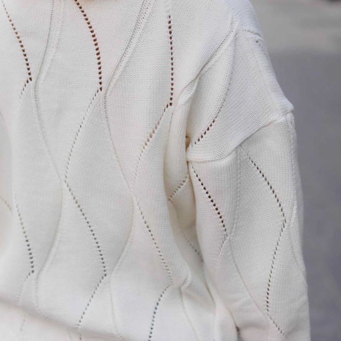 White Knitted Cardigan – Grace