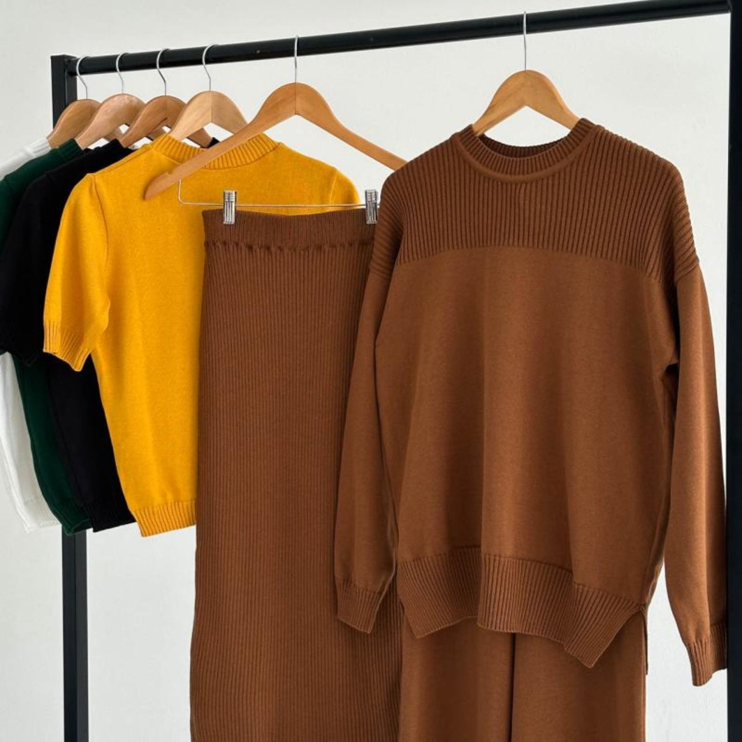 Handmade Yellow  Knitted T-Shirt