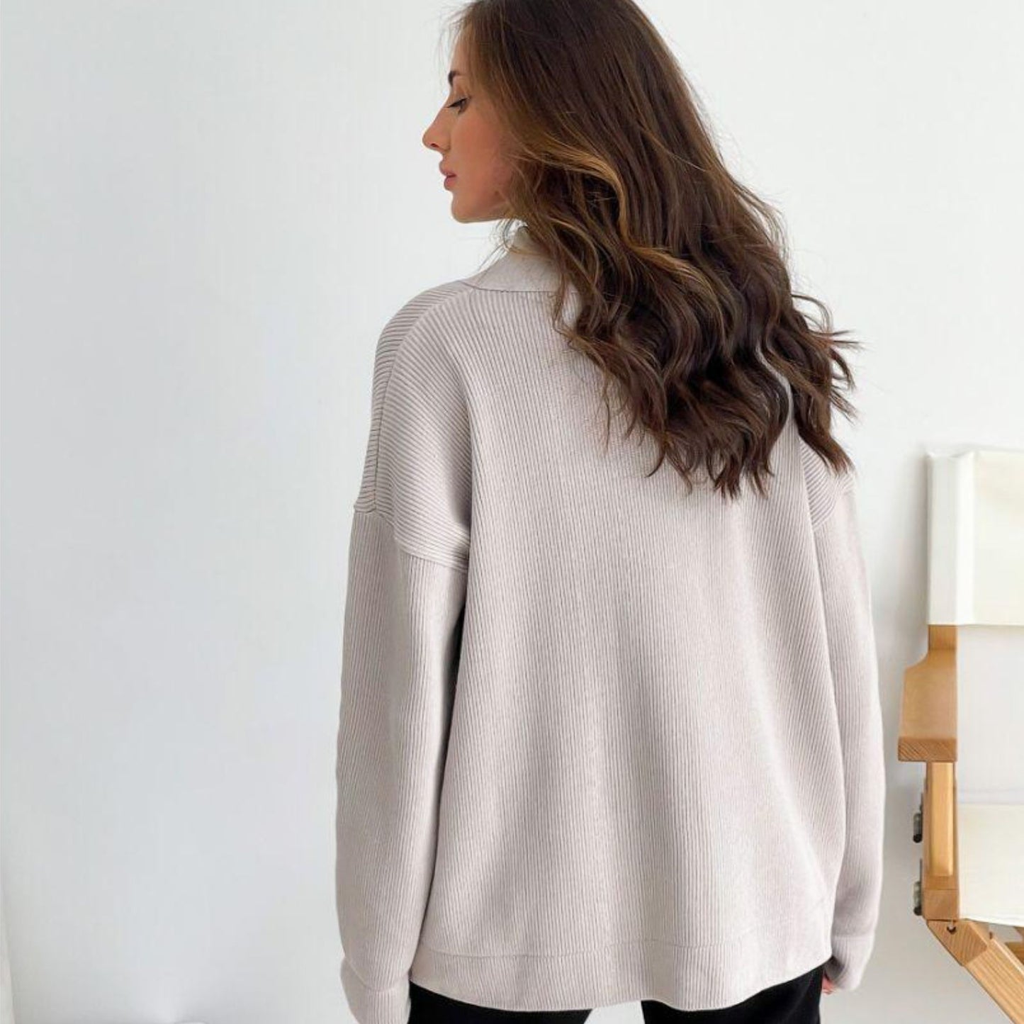 Silver Knitted Cardigan – Vittoria