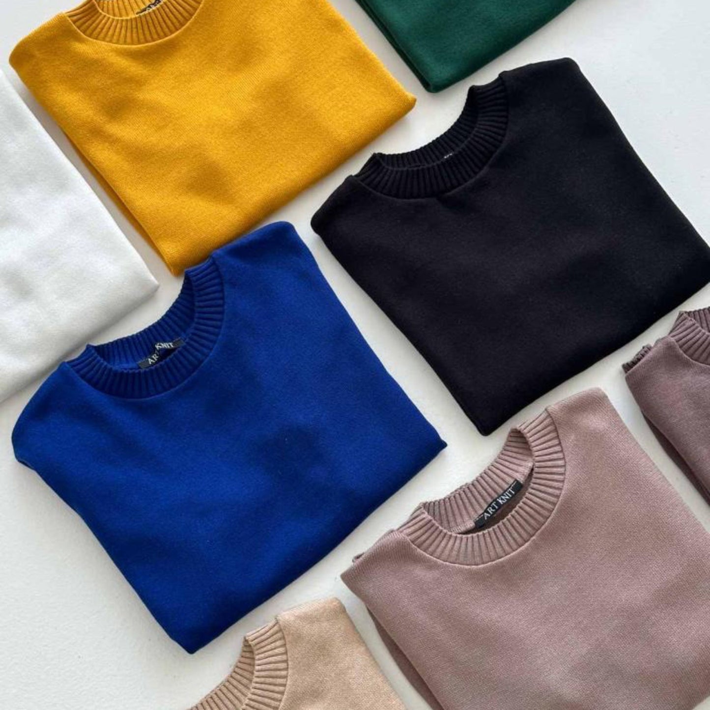 Handmade Black Knitted T-Shirt