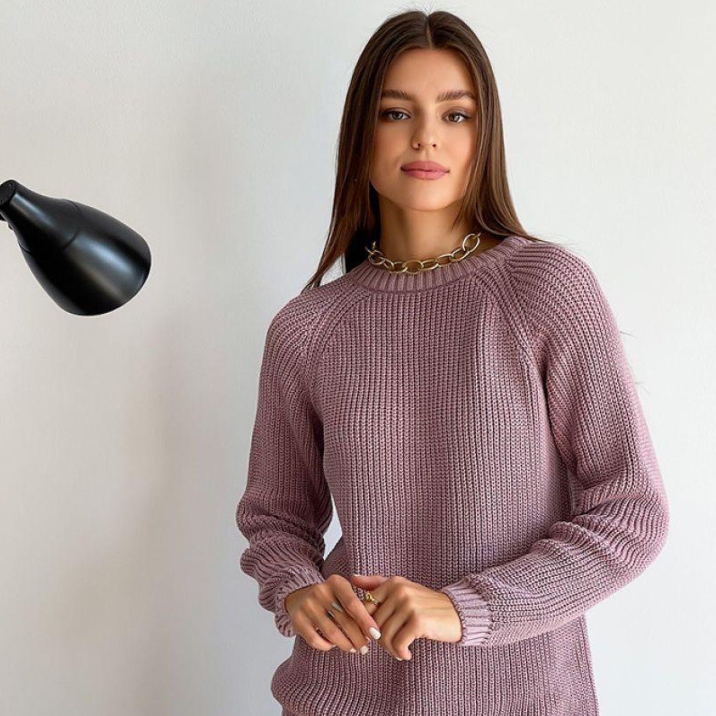 Pink Knitted Sweater