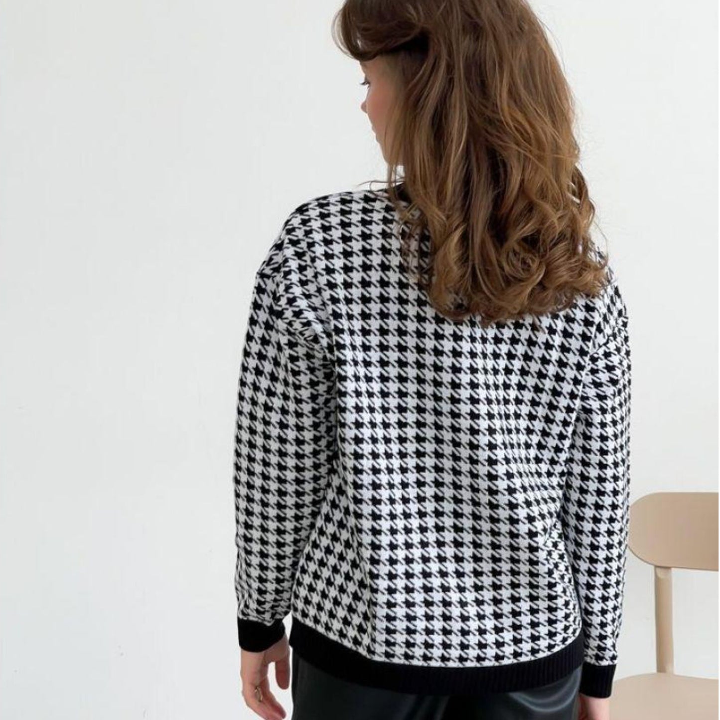 Black Knitted Cardigan - Lapky