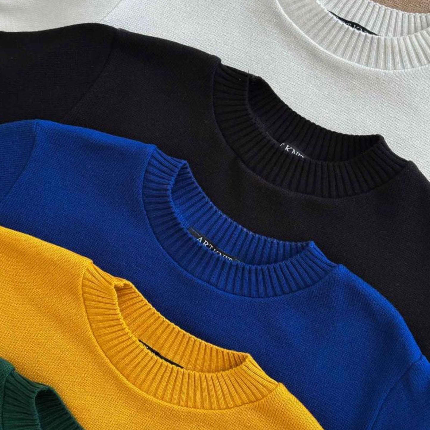 Handmade Blue Knitted T-Shirt