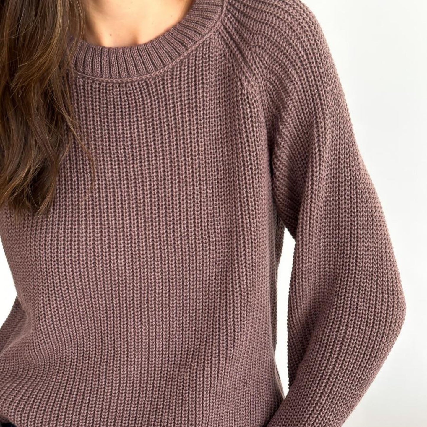 Chocolate Brown Knitted Sweater