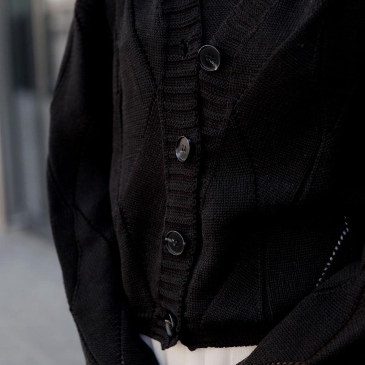 Black Knitted Cardigan – Grace