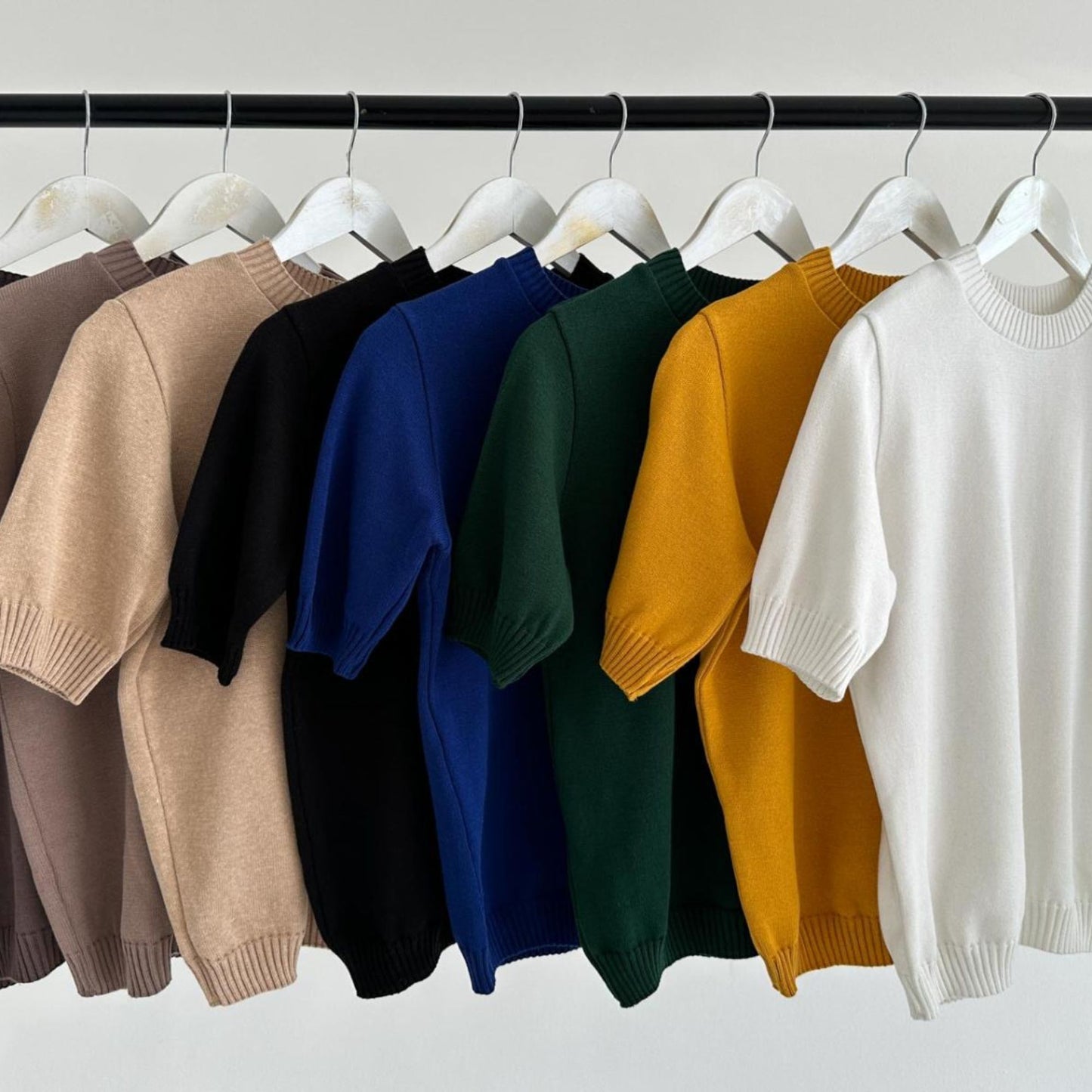 Handmade Blue Knitted T-Shirt