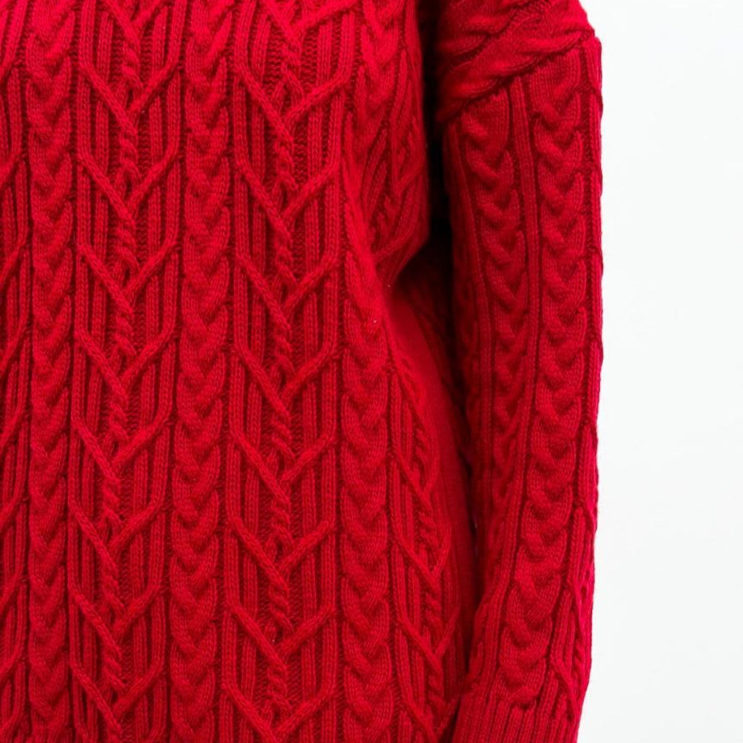 Red Knitted Sweater - Olivia