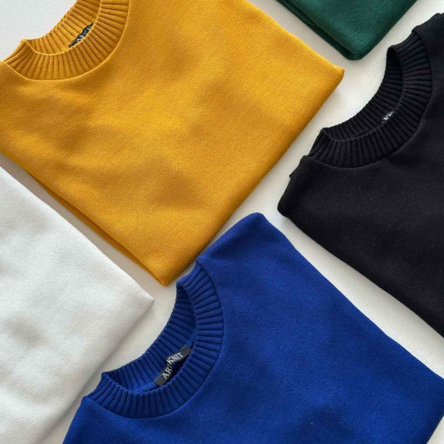 Handmade Blue Knitted T-Shirt