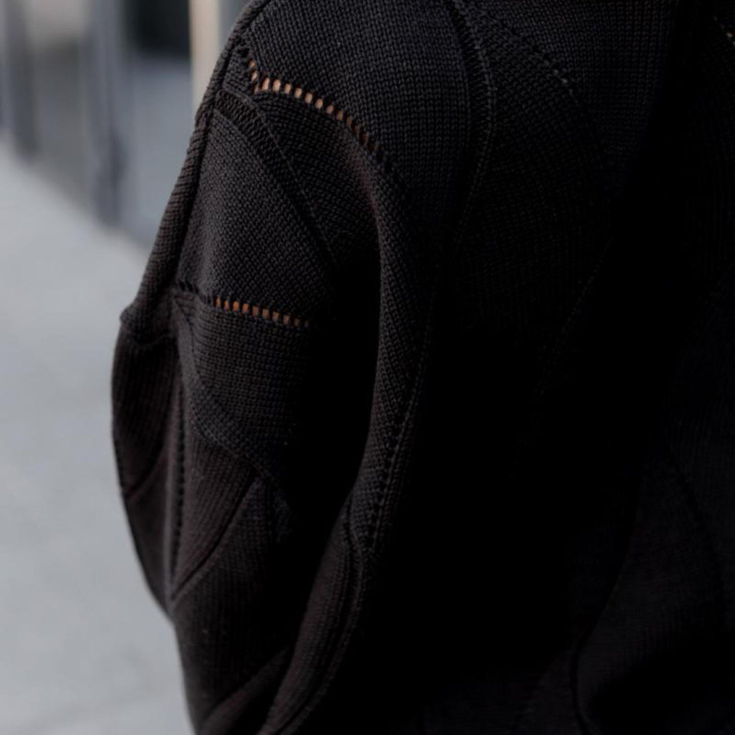 Black Knitted Cardigan – Grace