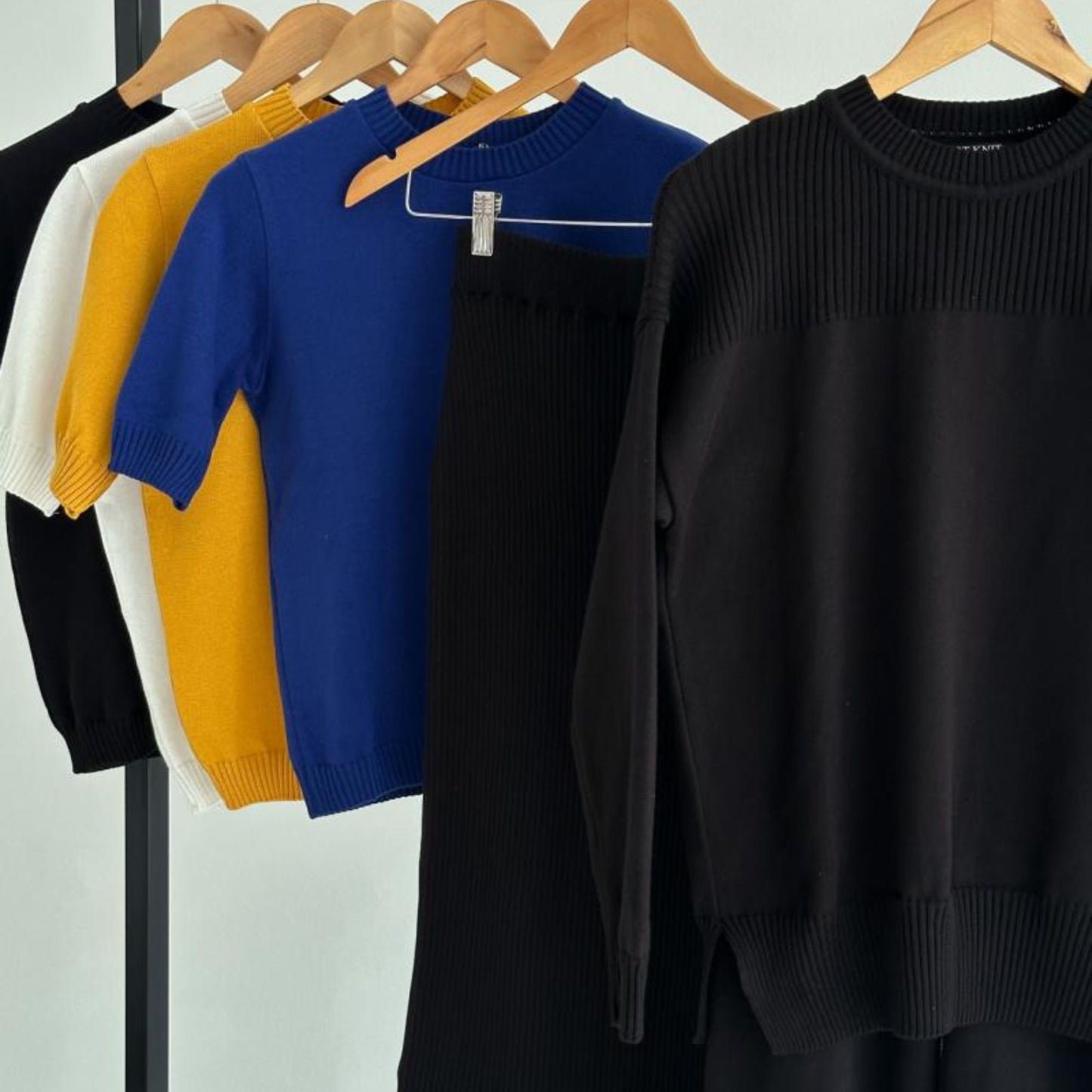 Handmade Blue Knitted T-Shirt