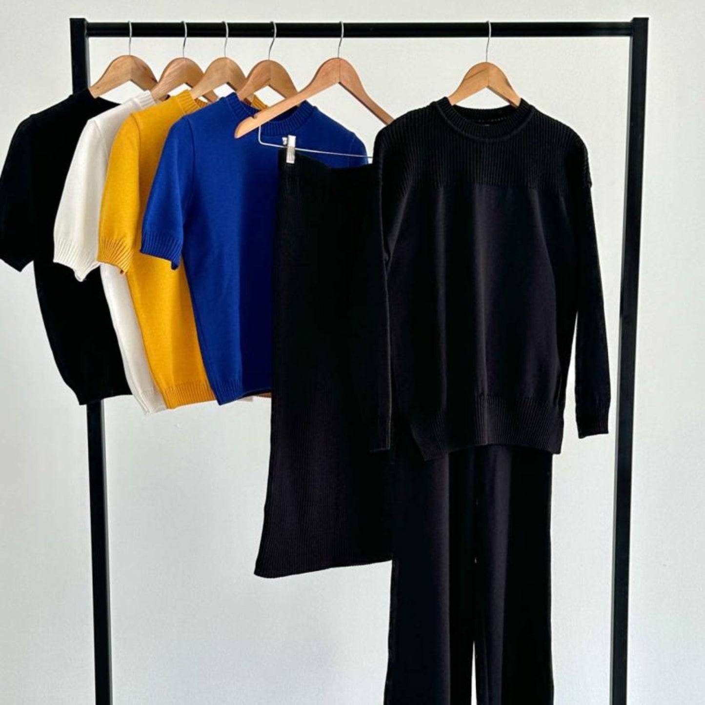 Handmade Yellow  Knitted T-Shirt