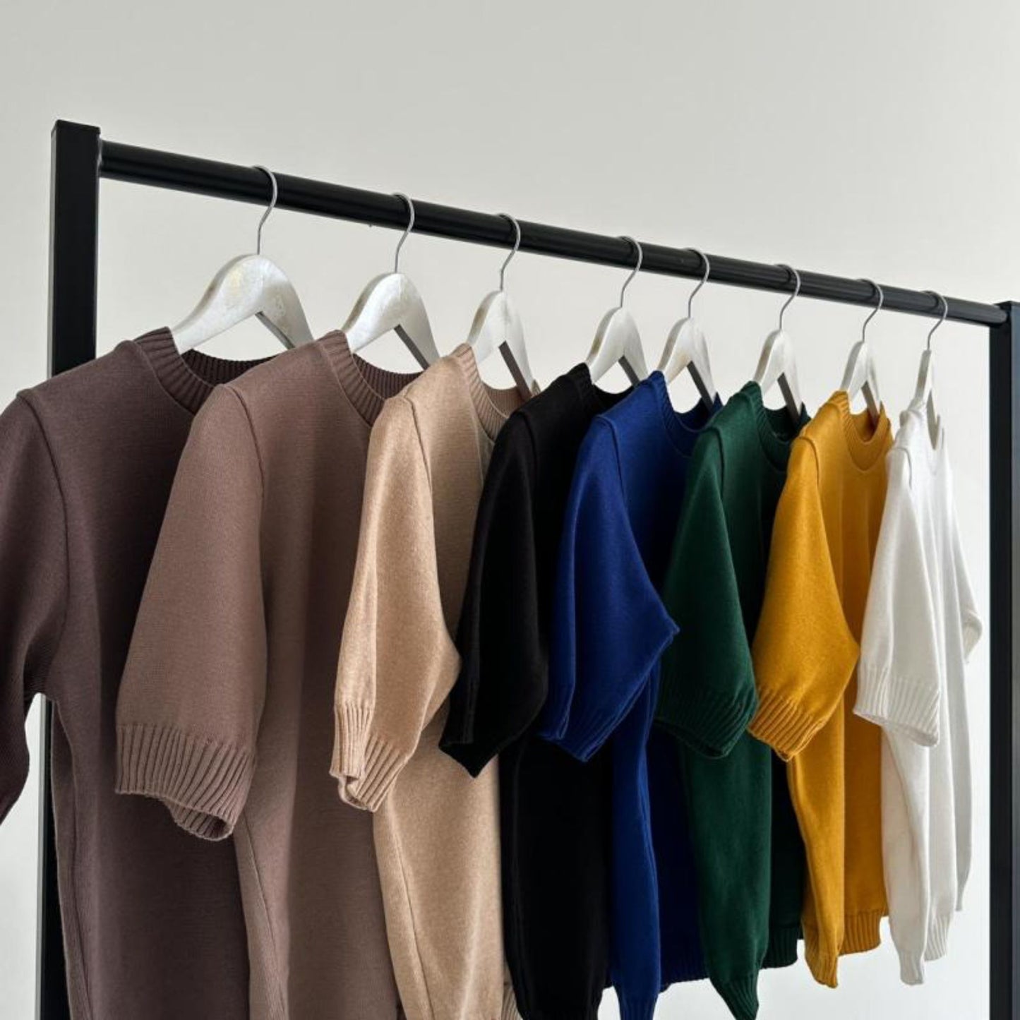 Handmade Beige Knitted T-Shirt